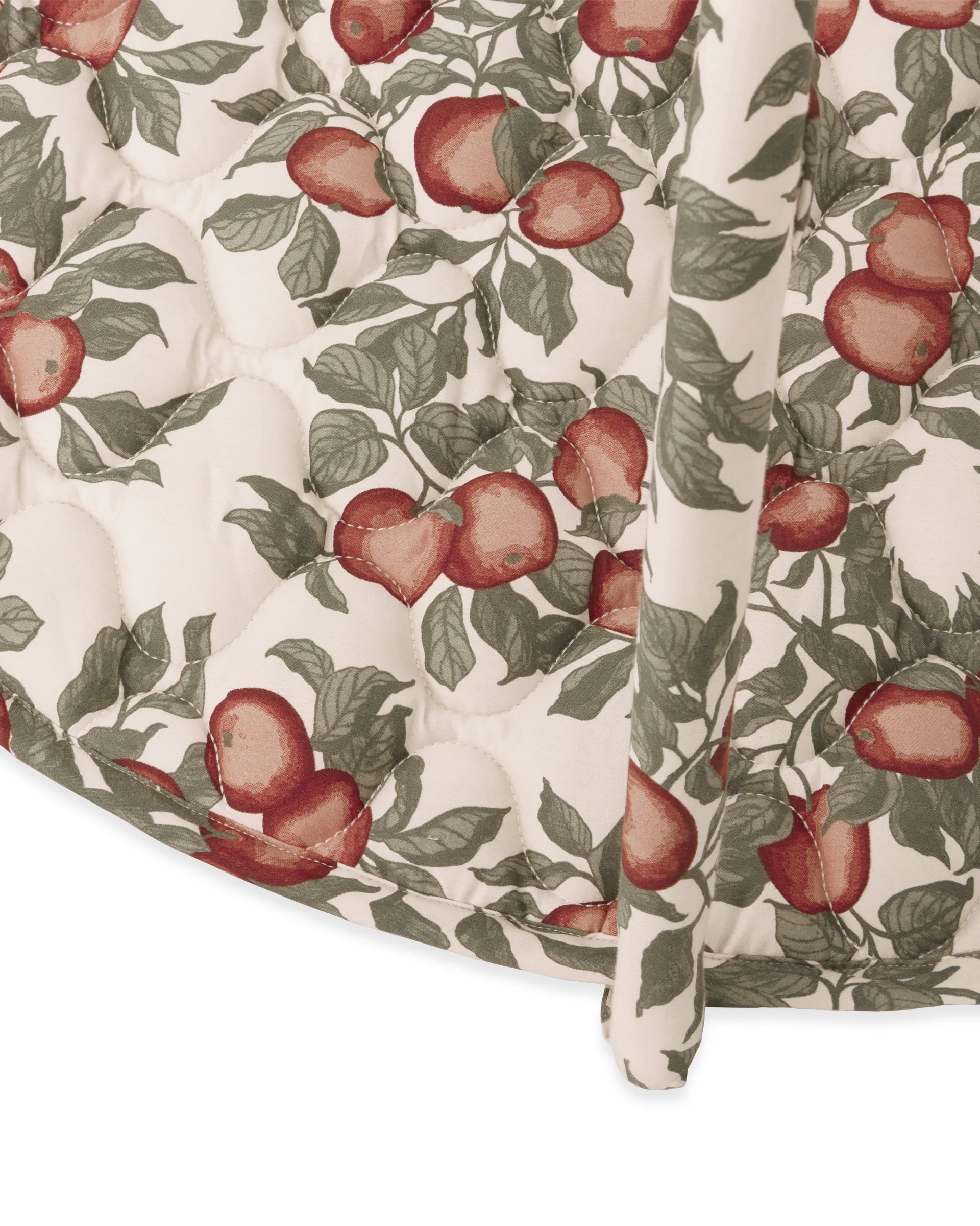 Tapis d'éveil en satin Pomme, Ø90 cm Garbo&Friends