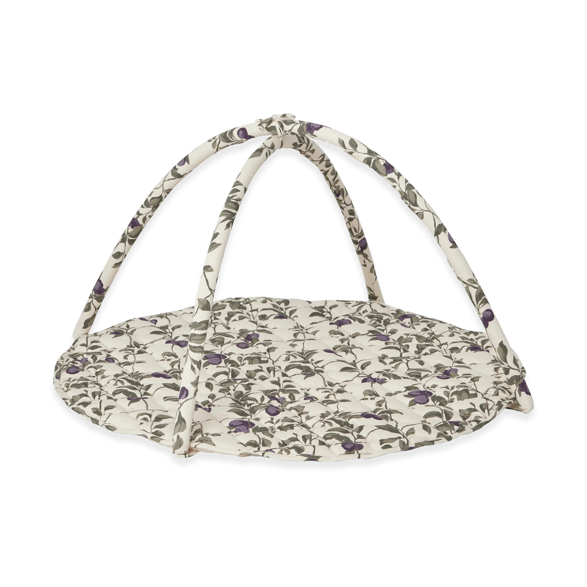 Tapis d'éveil Plum matelassé en satin, Ø90 cm Garbo&Friends