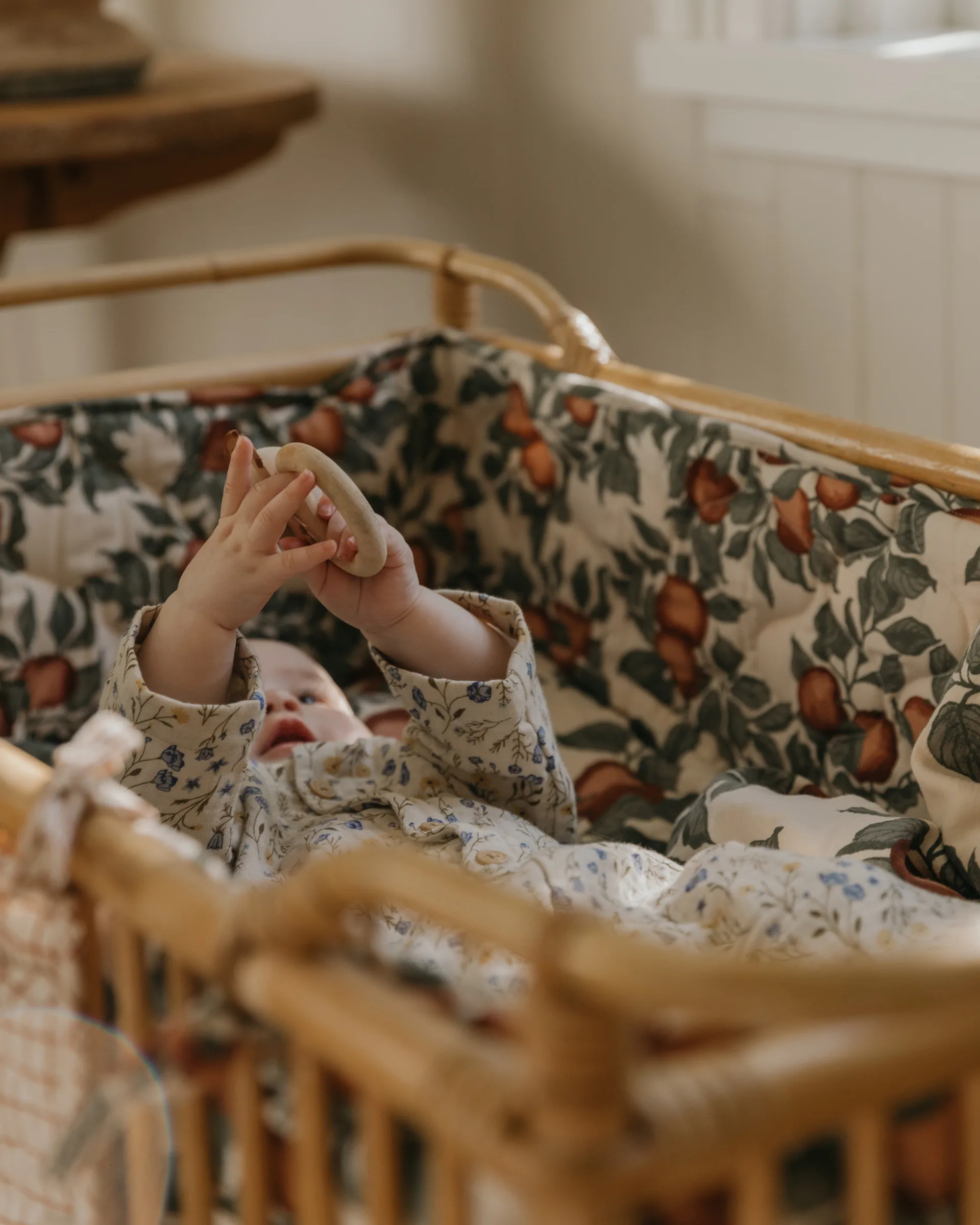 Tour de lit Pomme Satin Quilted, 360x30x0,5 cm Garbo&Friends