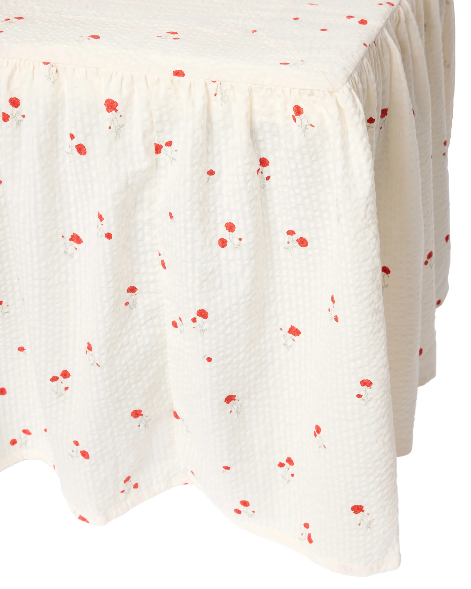 Volant de lit Poppy Seersucker, 180x200x53 cm Garbo&Friends