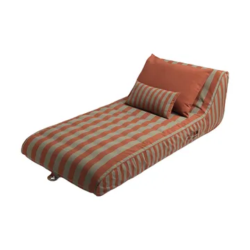 Bain de soleil flottant Garden Glory - Eucalyptus vert-terre cuite, 85x168,5 cm - Garden Glory