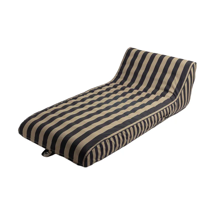 Bain de soleil flottant Garden Glory - Noir-beige, 85x168,5 cm - Garden Glory