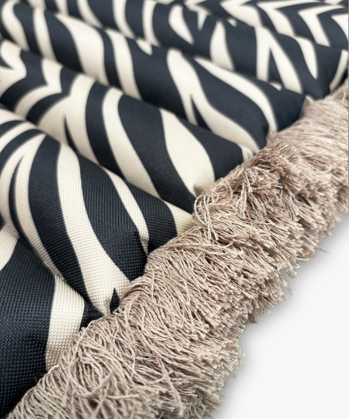 Coussin d'assise banc Garden Glory Outdoor, Zebra fringe Garden Glory