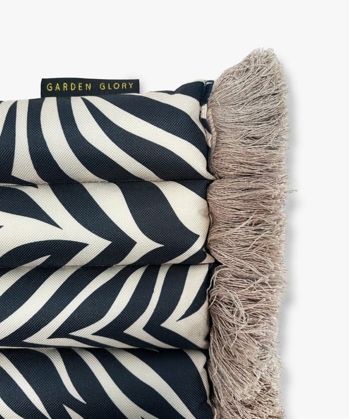 Coussin d'assise banc Garden Glory Outdoor, Zebra fringe Garden Glory
