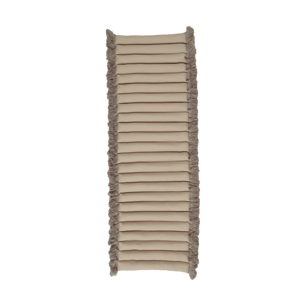 Coussin de siège Garden Glory à franges, Beige, frange beige, 38x120 cm Garden Glory
