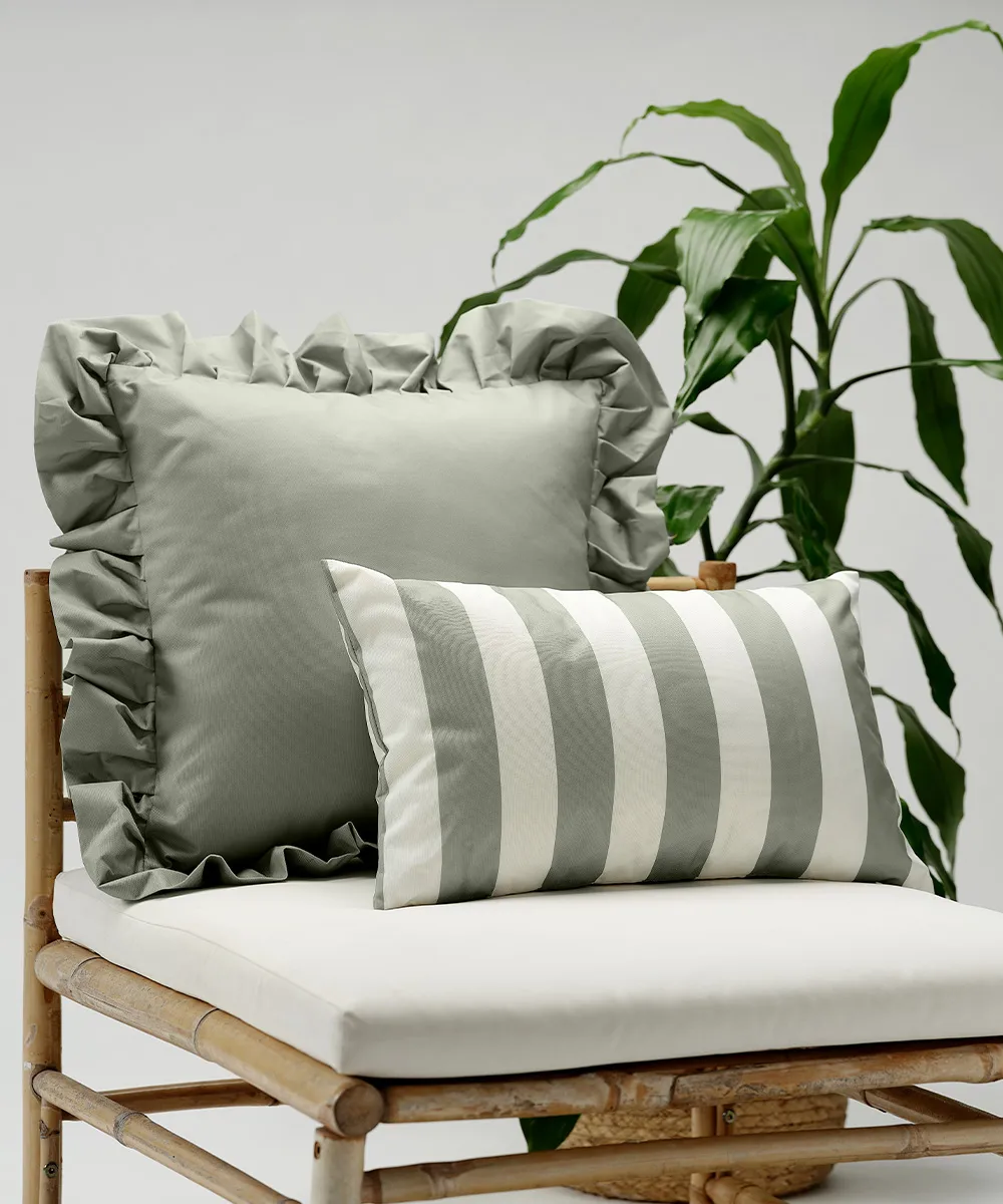 Coussin Garden Glory Outdoor 30x50 cm, Green-white Garden Glory