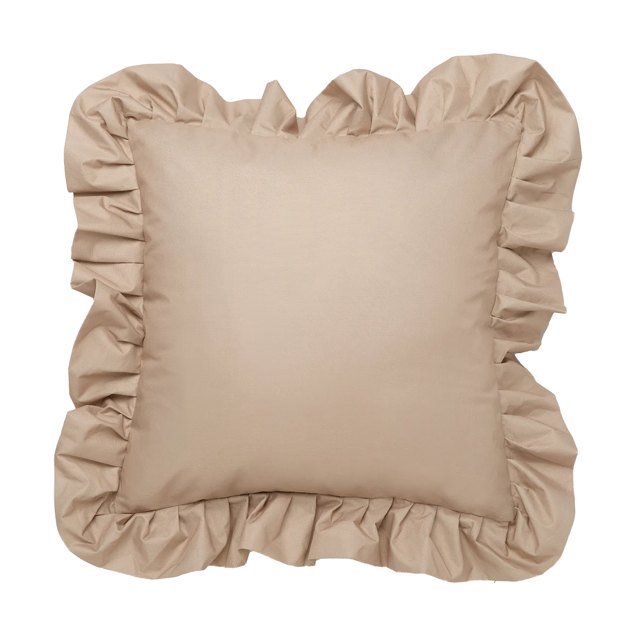 Coussin Garden Glory Outdoor avec volants 45x45 cm, Beige Garden Glory