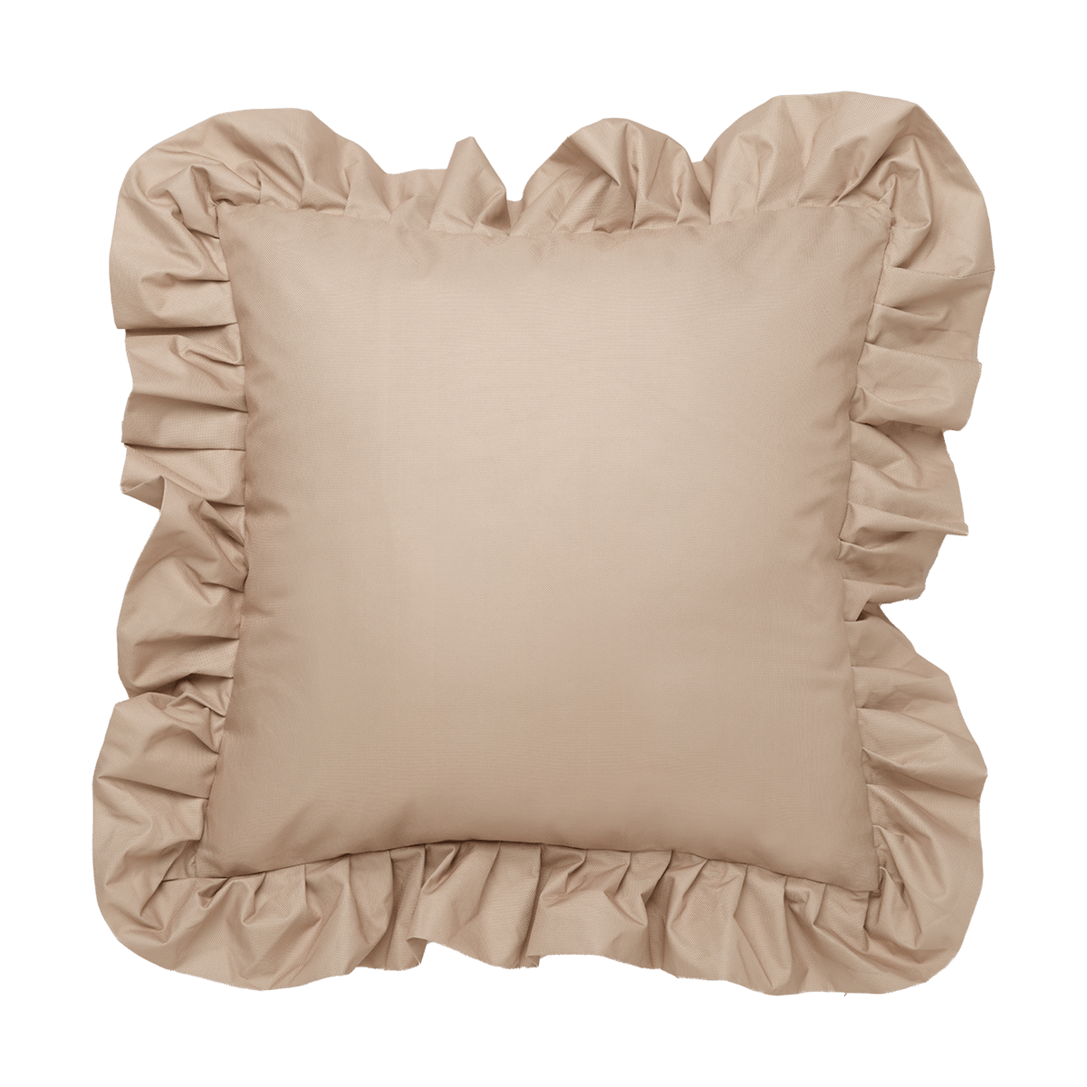 Garden Glory Coussin Garden Glory Outdoor avec volants 45x45 cm Beige