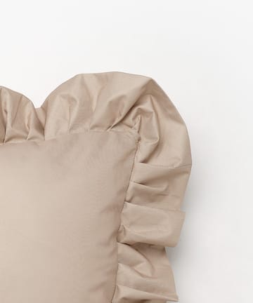 Coussin Garden Glory Outdoor avec volants 45x45 cm - Beige - Garden Glory