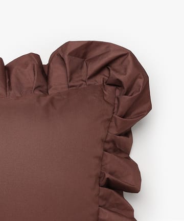 Coussin Garden Glory Outdoor avec volants 45x45 cm - Marron - Garden Glory