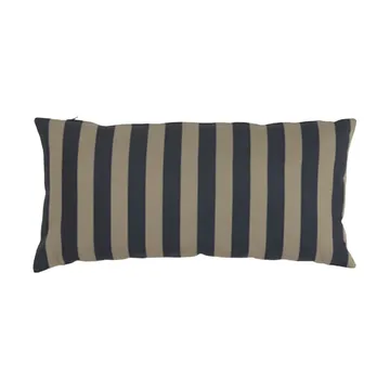 Coussin rayé Garden Glory - Noir-beige, 25x50 cm - Garden Glory