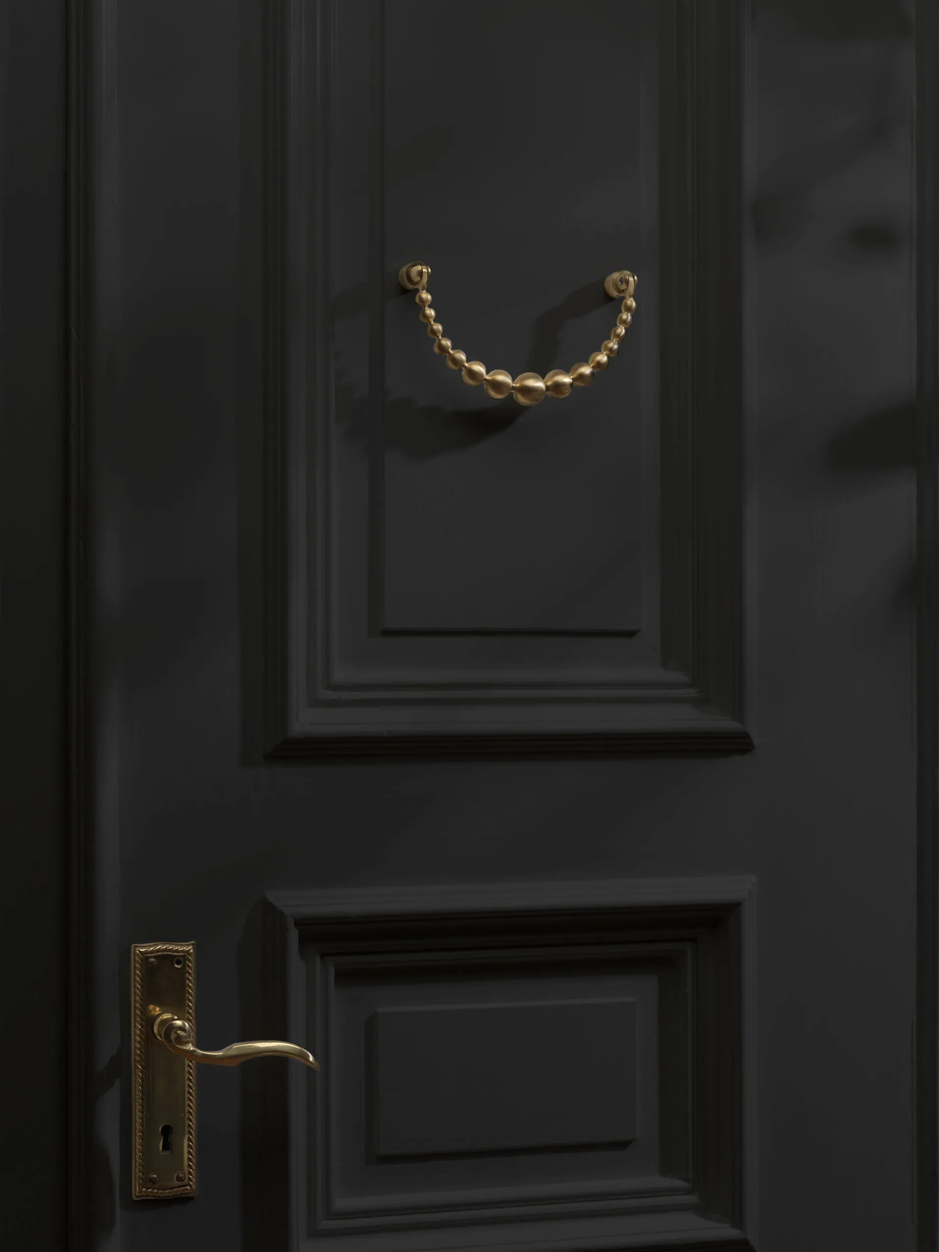 Heurtoir Garden Glory, Brushed brass Garden Glory