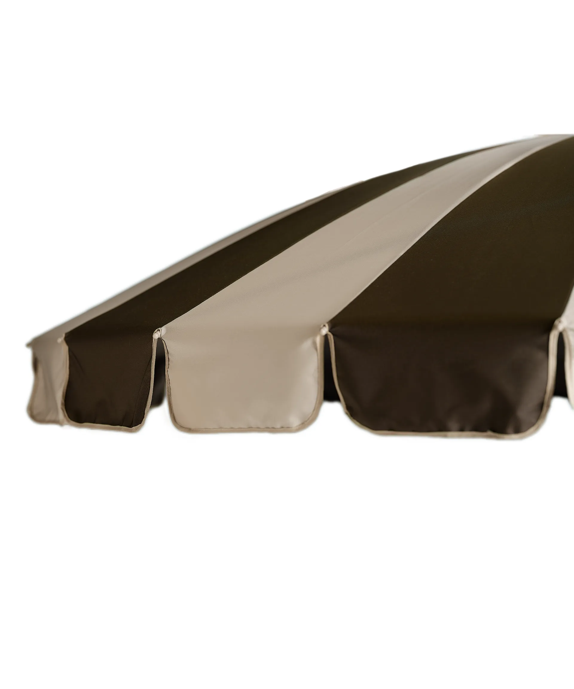 Parasol Garden Glory Outdoor, Beige-brun bande Garden Glory