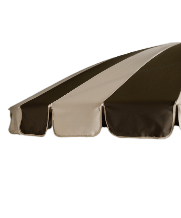 Parasol Garden Glory Outdoor, Beige-brun bande Garden Glory