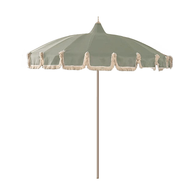 Parasol Garden Glory Outdoor - Eucalyptus fringe - Garden Glory