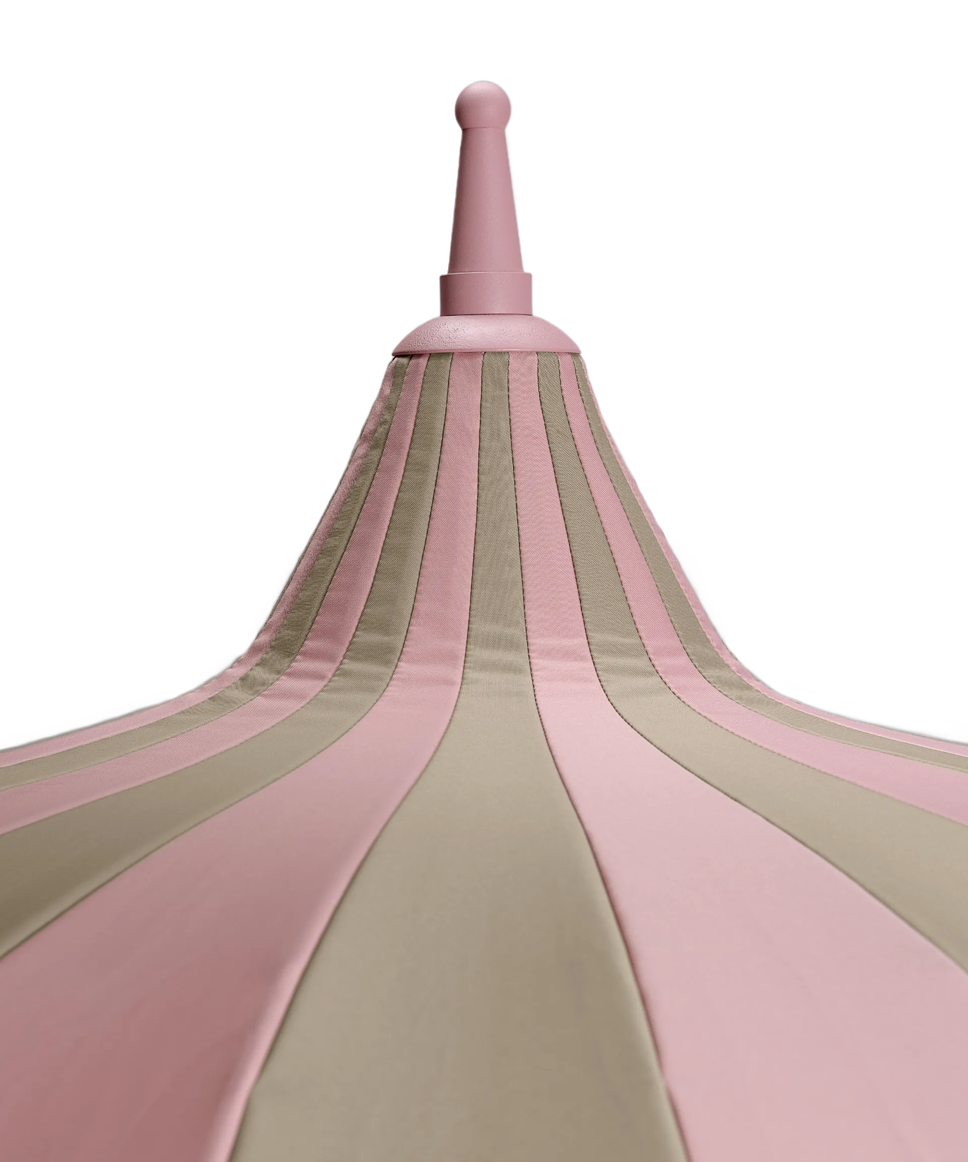 Parasol Garden Glory Outdoor, Pink-beige stripe Garden Glory