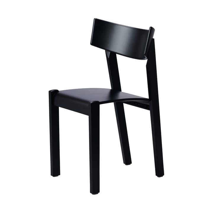 Chaise Tati - Siège plaqué hêtre - teinté noir - Gärsnäs