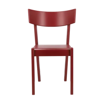 Chaise Tati - Siège plaqué hêtre - teinté rouge - Gärsnäs
