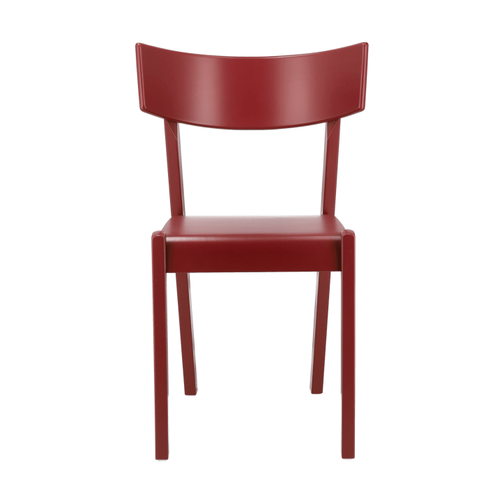Chaise Tati - Siège plaqué hêtre - teinté rouge - Gärsnäs