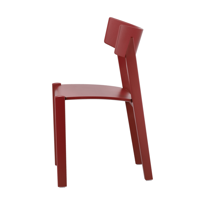 Chaise Tati - Siège plaqué hêtre - teinté rouge - Gärsnäs