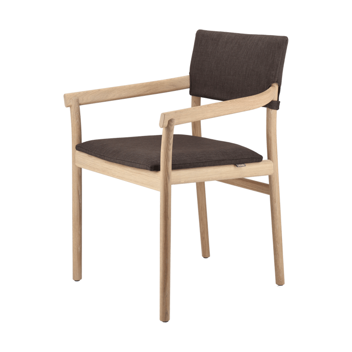 Chaise Vyn avec dossier rembourré - Monocoat natural-Lido 46 mole - Gärsnäs