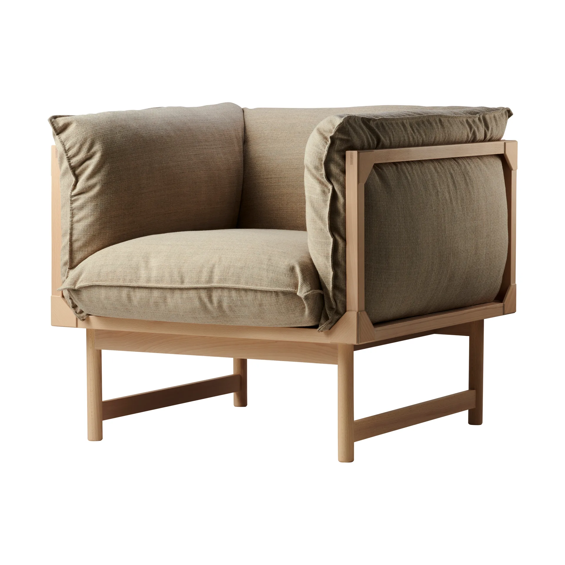 Fauteuil Bleck, Hêtre-white-foss 0212 Gärsnäs