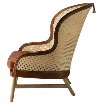 Fauteuil Dandy - Chêne naturel - cuir Tärnsjö cognac - Gärsnäs