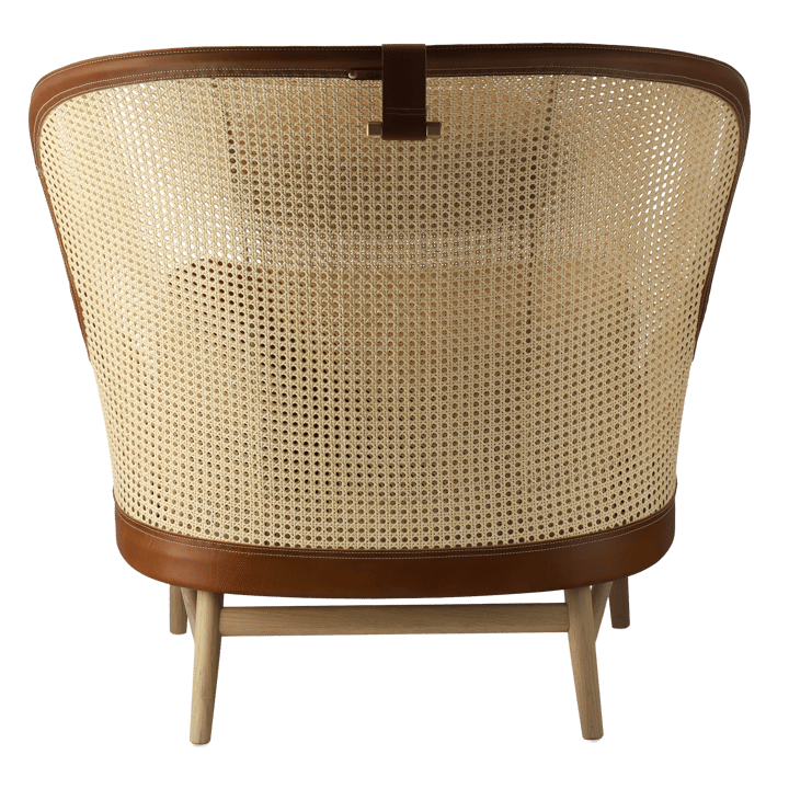 Fauteuil Dandy - Chêne naturel - cuir Tärnsjö cognac - Gärsnäs