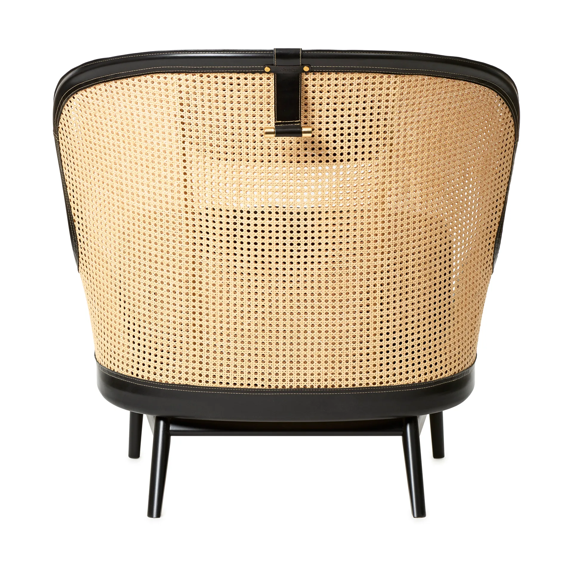 Fauteuil Dandy, Hêtre-sv paris-tärnsjö cuir noir Gärsnäs
