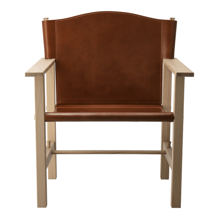 Fauteuil Ferdinand - Chêne non traité - cuir Tärnsjö cognac - Gärsnäs