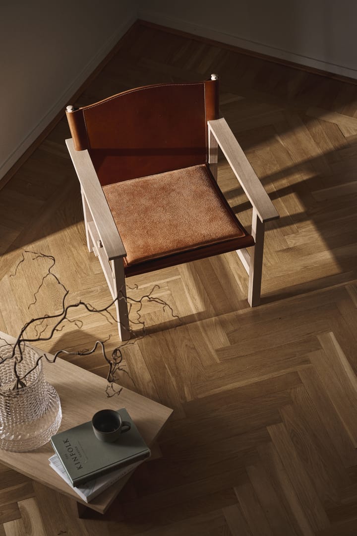 Fauteuil Ferdinand - Chêne non traité - cuir Tärnsjö cognac - Gärsnäs