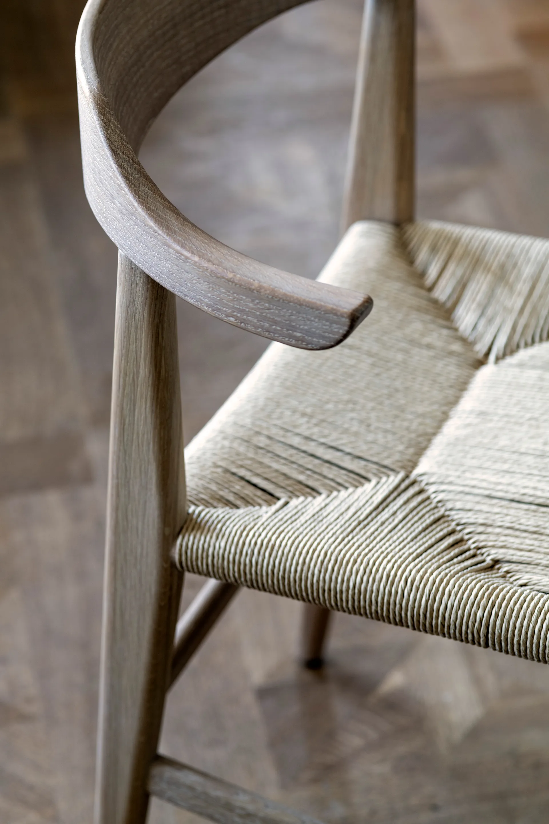Fauteuil Hedda, Cordon en papier-chêne-naturel Gärsnäs