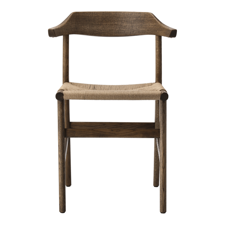 Fauteuil Hedda, Cordon papier noir Chêne-nature Gärsnäs