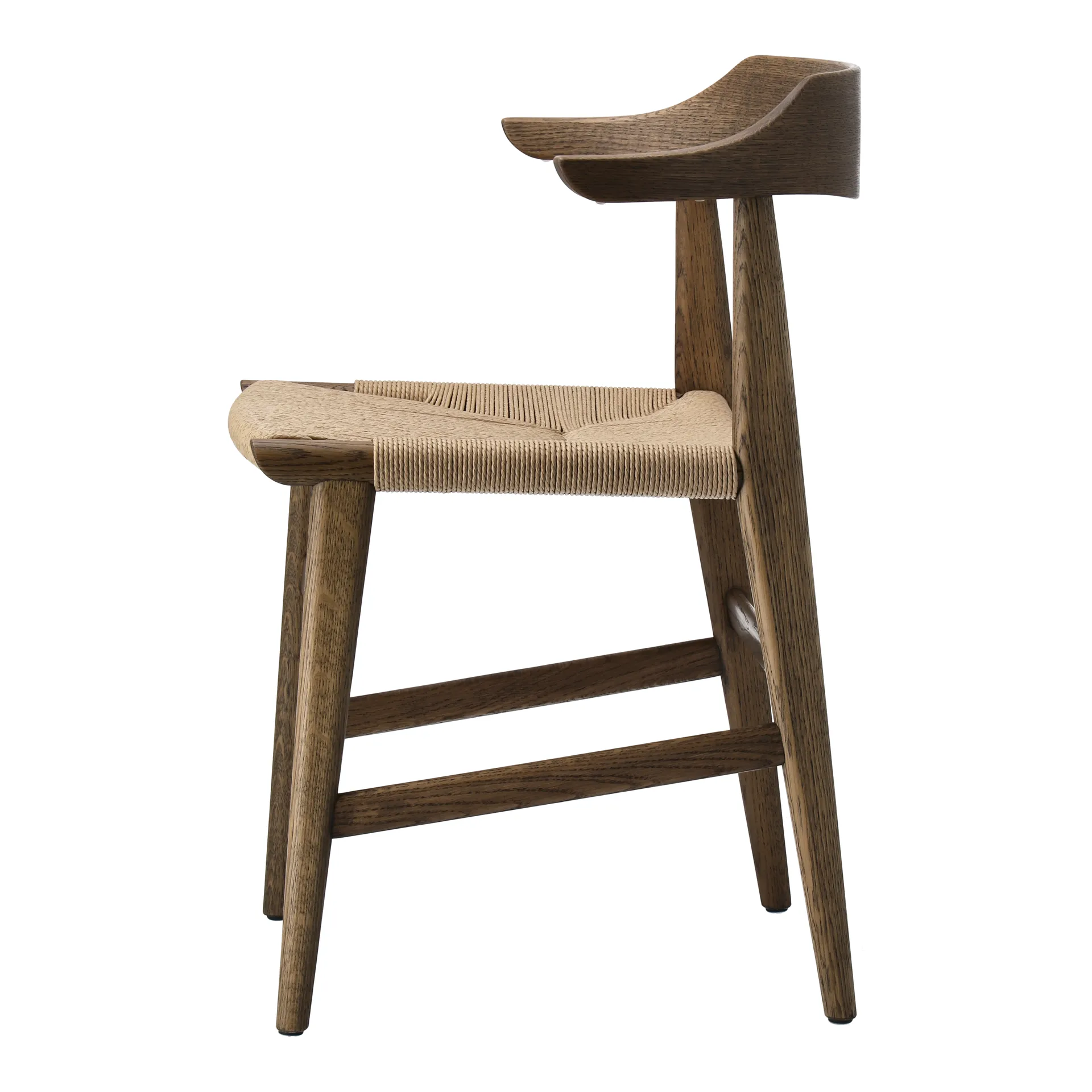 Fauteuil Hedda, Cordon papier noir Chêne-nature Gärsnäs