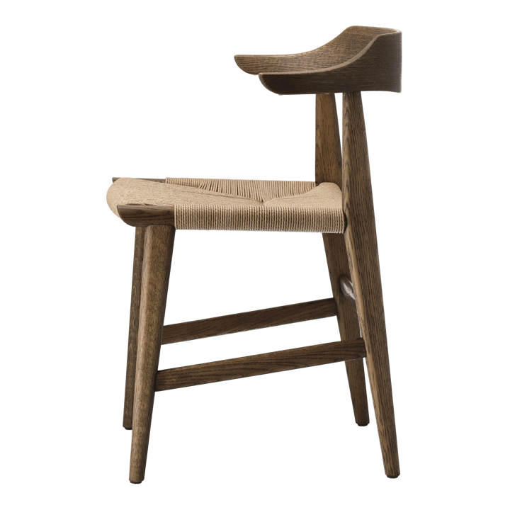 Fauteuil Hedda, Cordon papier noir Chêne-nature Gärsnäs