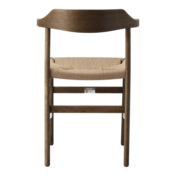 Fauteuil Hedda - Cordon papier noir Chêne-nature - Gärsnäs