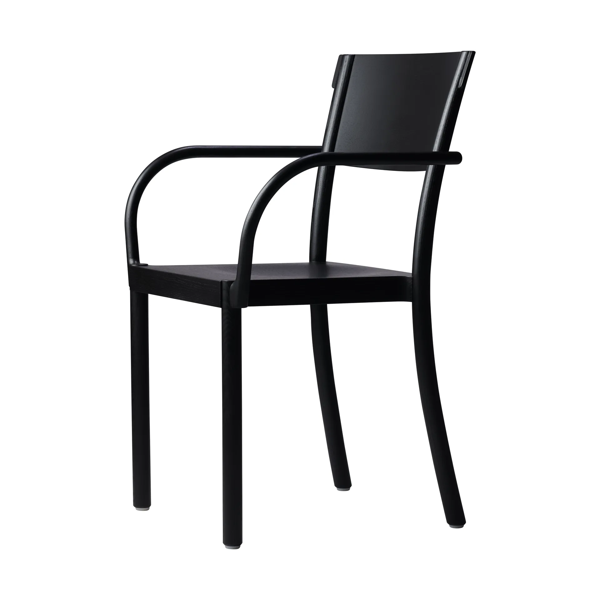 Fauteuil Light & Easy, Assise plaquée en frêne noir Gärsnäs