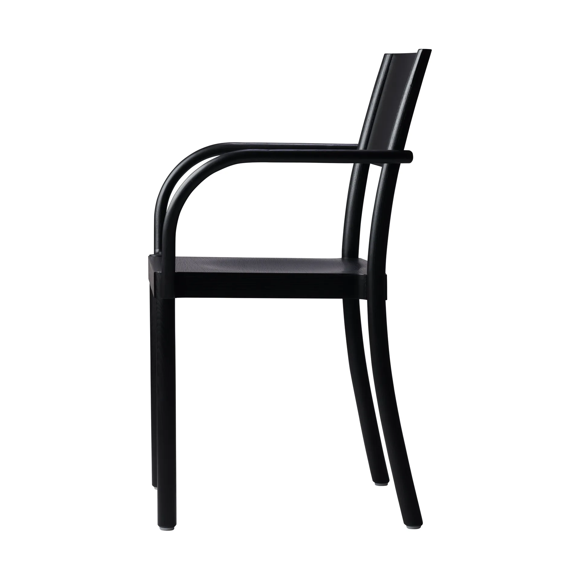 Fauteuil Light & Easy, Assise plaquée en frêne noir Gärsnäs