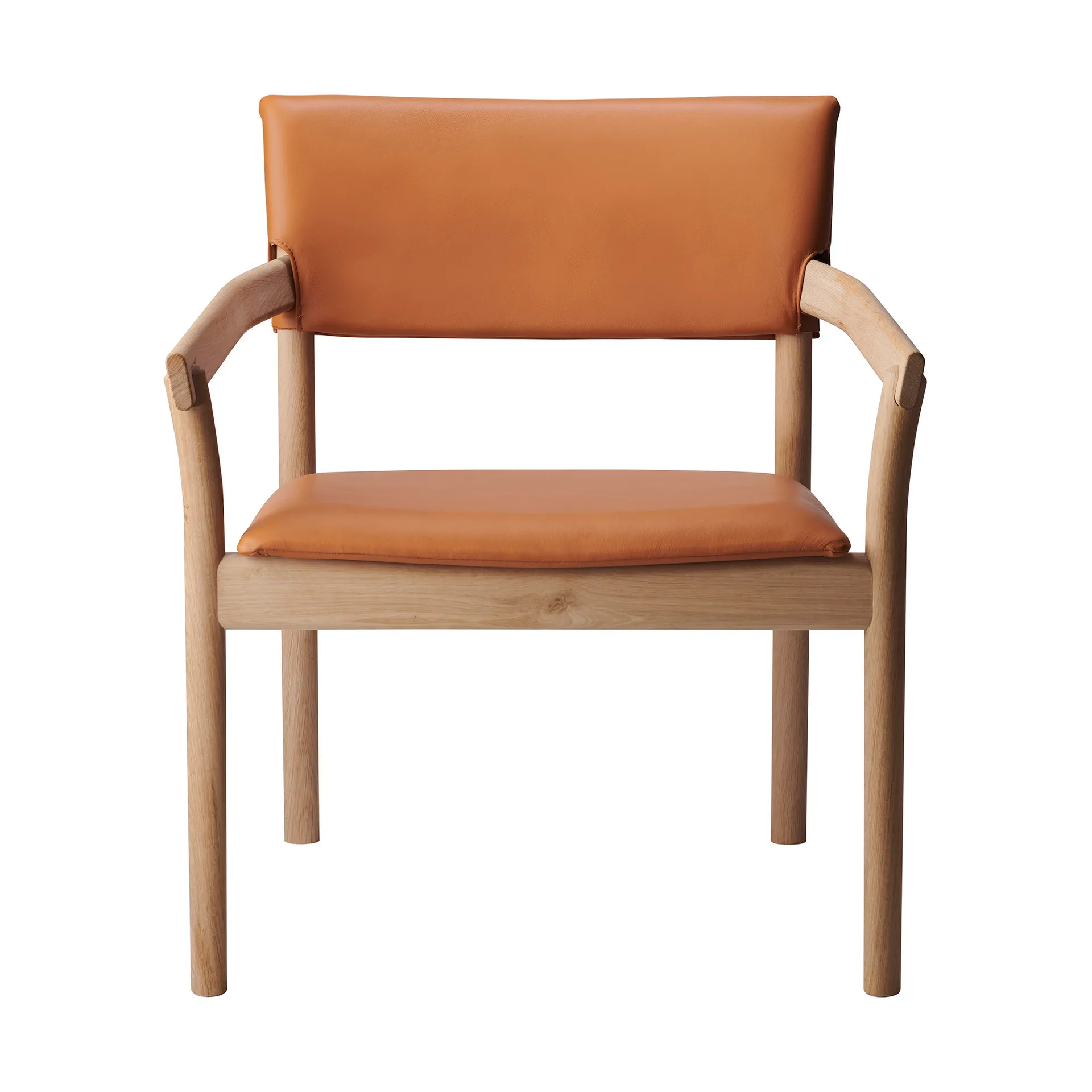 Fauteuil Vyn avec dossier rembourré, Monocoat natural-Elmosoft 43283 Gärsnäs
