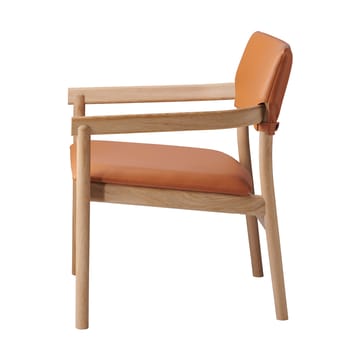 Fauteuil Vyn avec dossier rembourré - Monocoat natural-Elmosoft 43283 - Gärsnäs