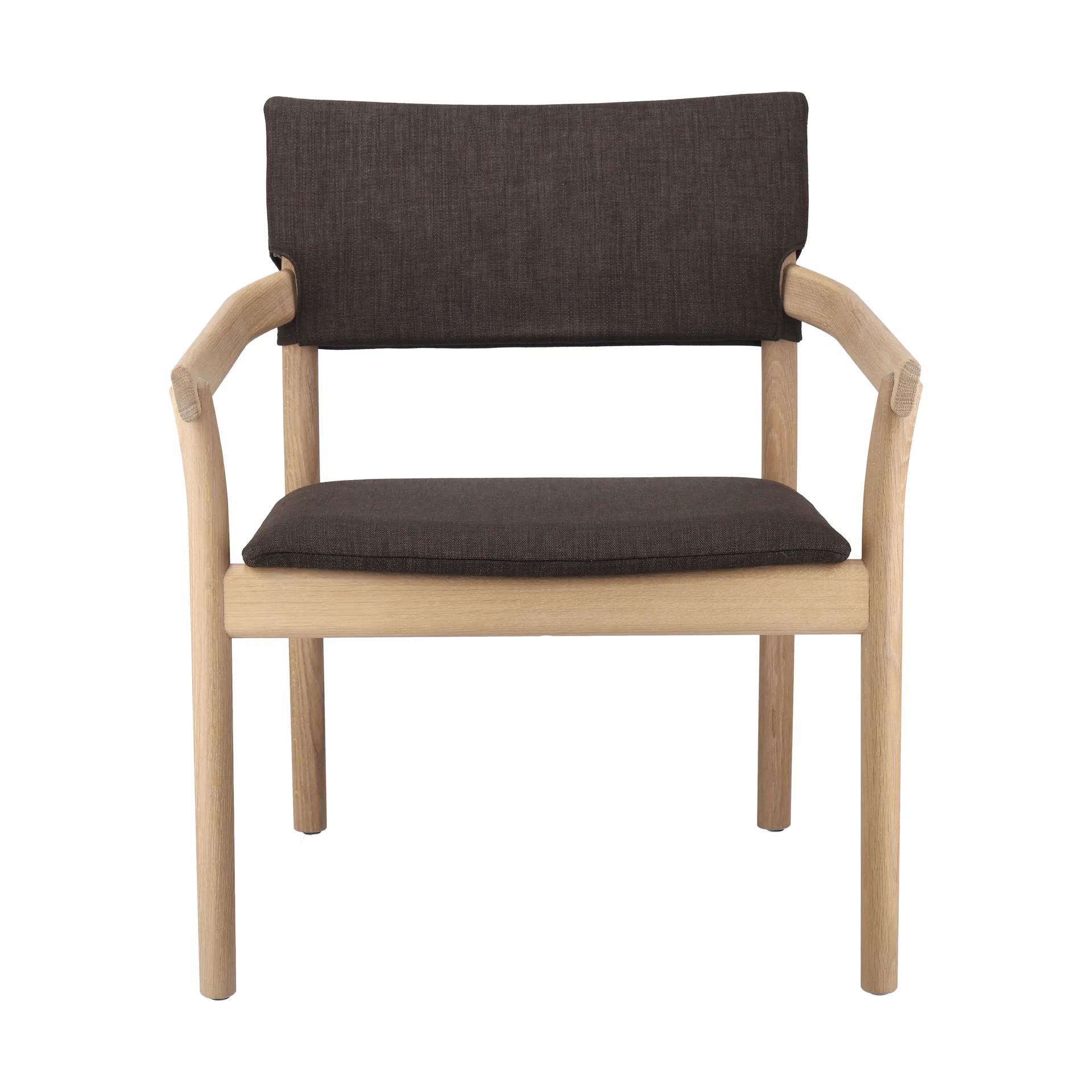 Fauteuil Vyn avec dossier rembourré, Monocoat natural-Lido 46 mole Gärsnäs