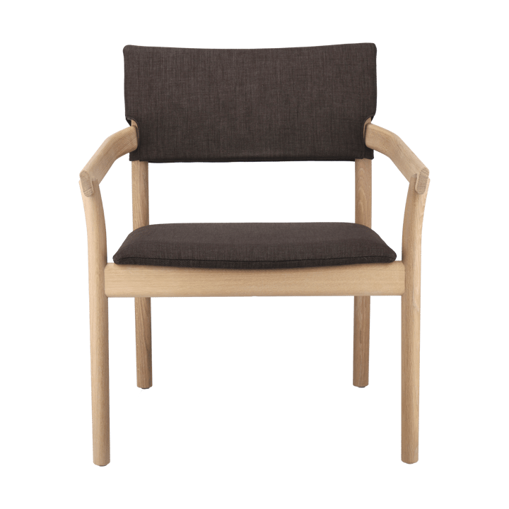 Fauteuil Vyn avec dossier rembourré - Monocoat natural-Lido 46 mole - Gärsnäs