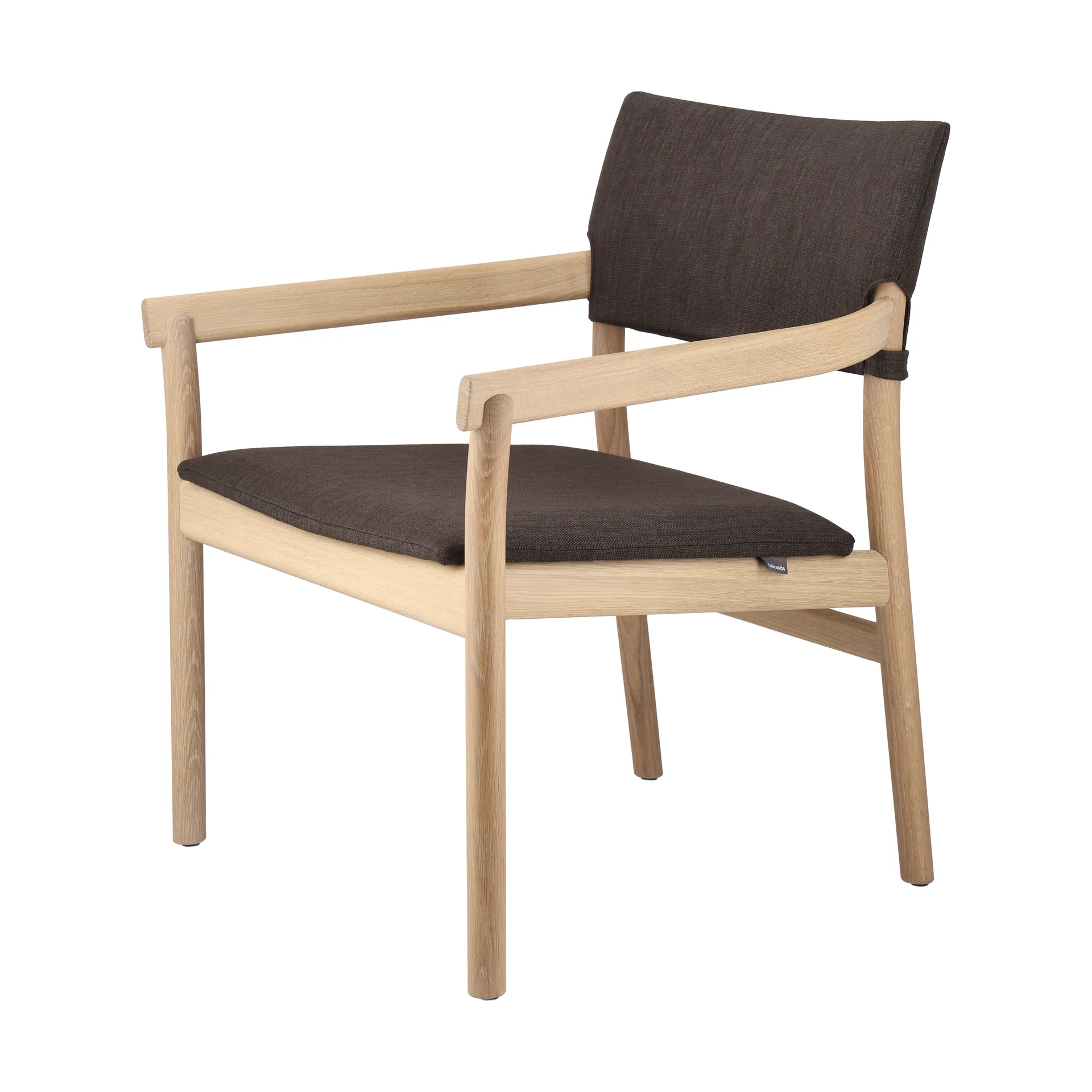 Fauteuil Vyn avec dossier rembourré, Monocoat natural-Lido 46 mole Gärsnäs