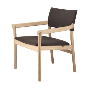 Fauteuil Vyn avec dossier rembourré - Monocoat natural-Lido 46 mole - Gärsnäs