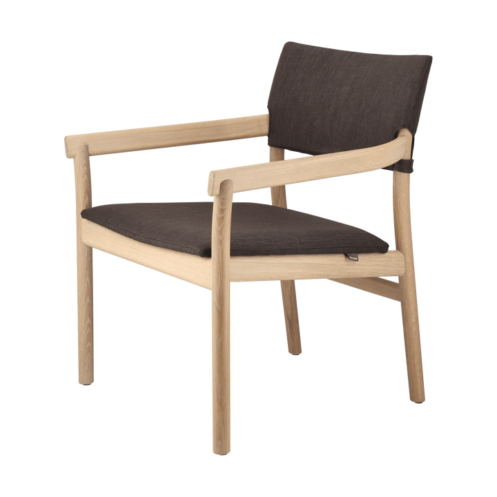 Fauteuil Vyn avec dossier rembourré - Monocoat natural-Lido 46 mole - Gärsnäs