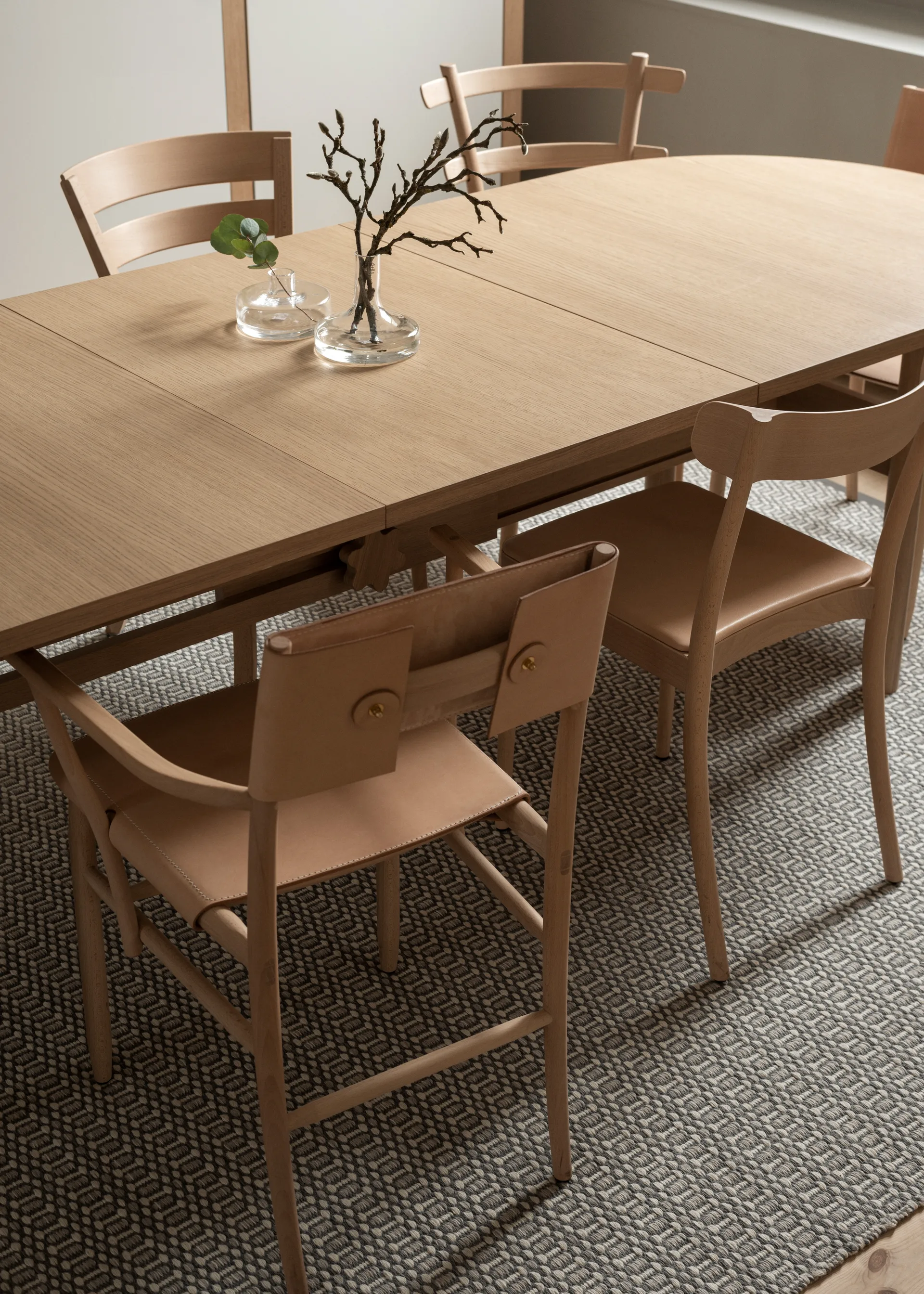 Table Ateljé, Chêne-natural-vred en chêne Gärsnäs