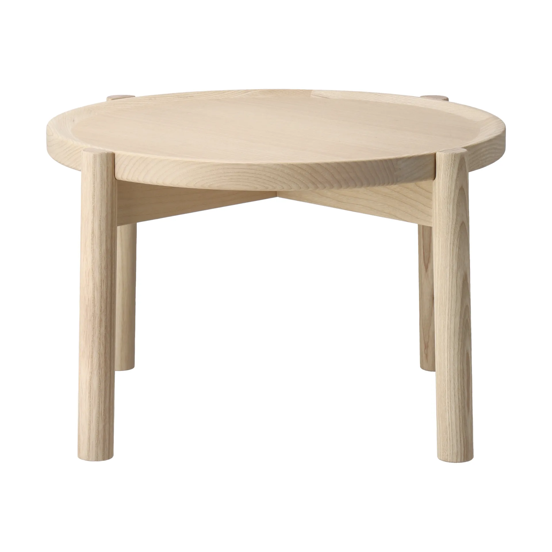 Table basse Elna, Frêne-blanc-Ø40 cm Gärsnäs