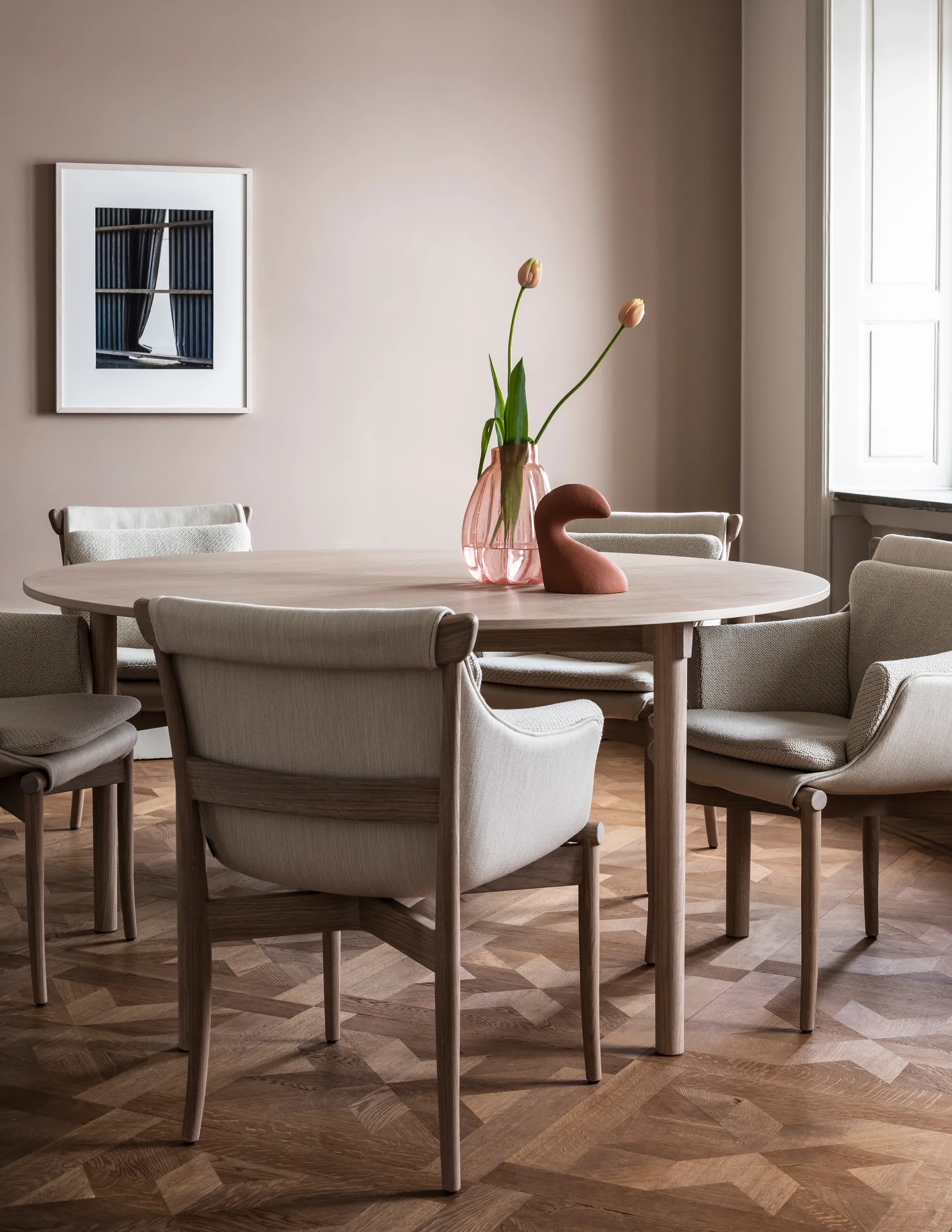 Table Tak Ø120 cm, Chêne-naturel Gärsnäs