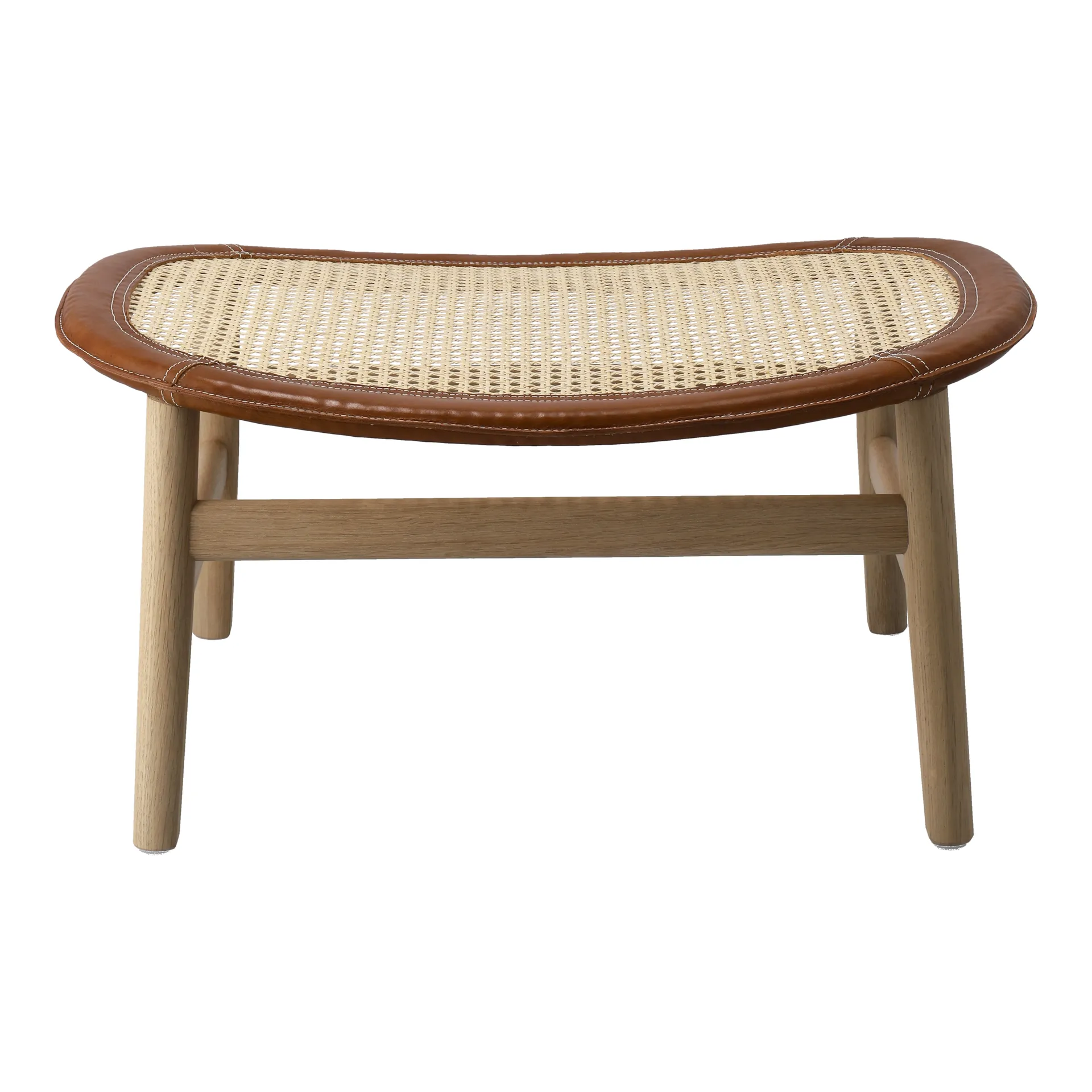 Tabouret Dandy, Chêne-naturel-cuir Tärnsjö cognac Gärsnäs