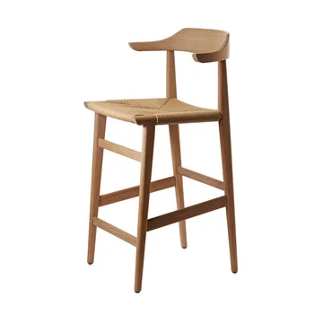 Tabouret de bar Hedda - Chêne natural monocoating-corde à papier nature - Gärsnäs